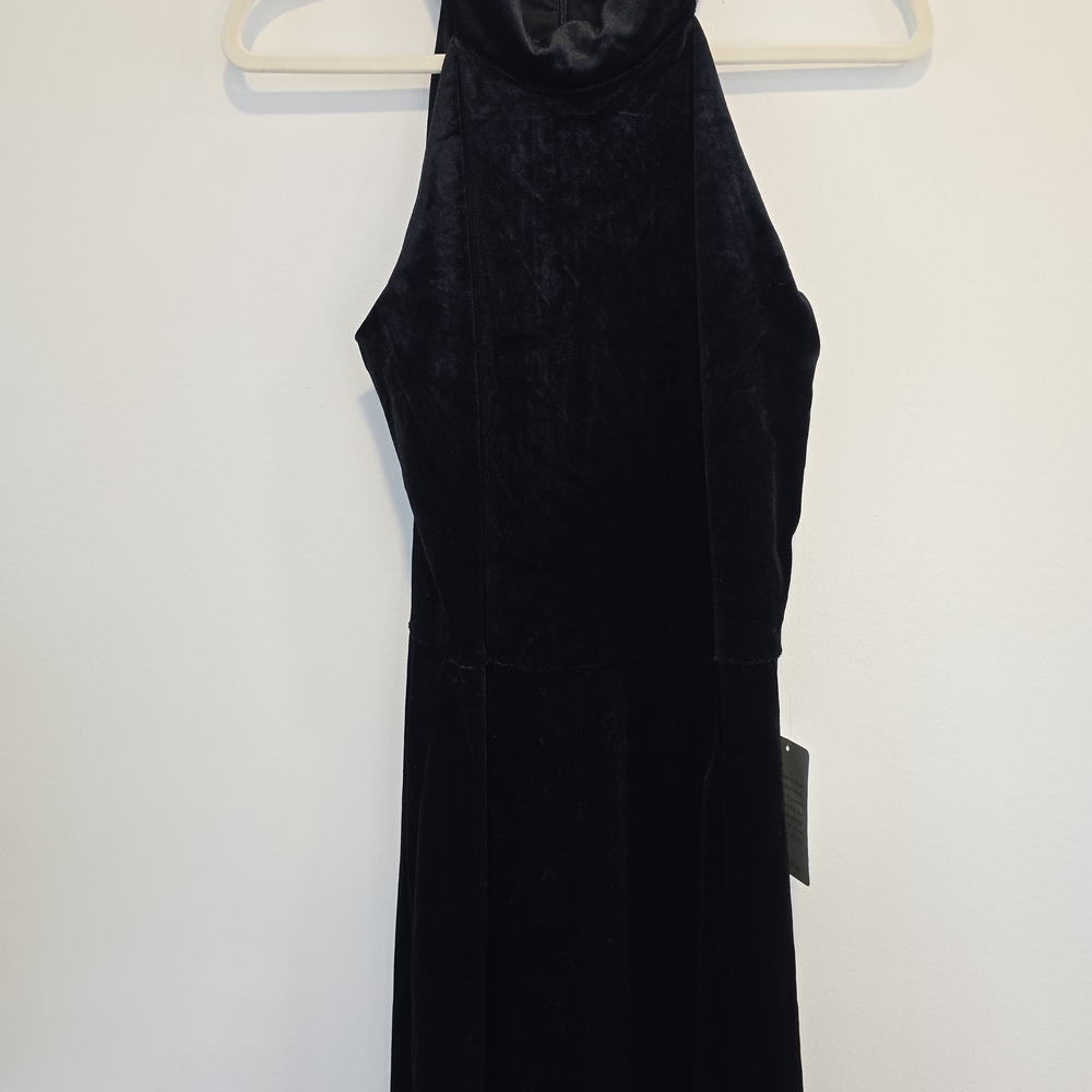 Chic Black Halter Maxi Dress - Picture 4 of 13